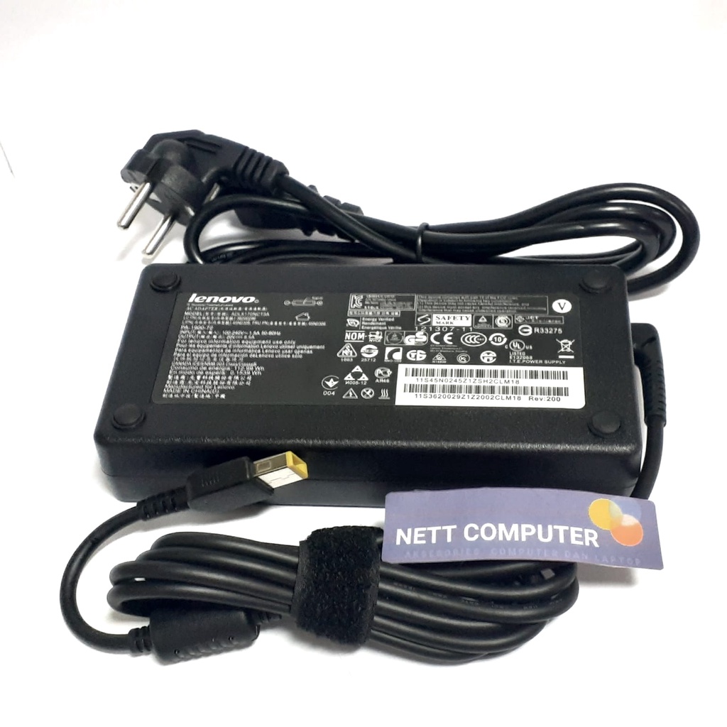 power adapter charger laptop lenovo 20v 8 5a legion y7000p y720 15 p50 p51 p70 p71 t540p t440p 45n05