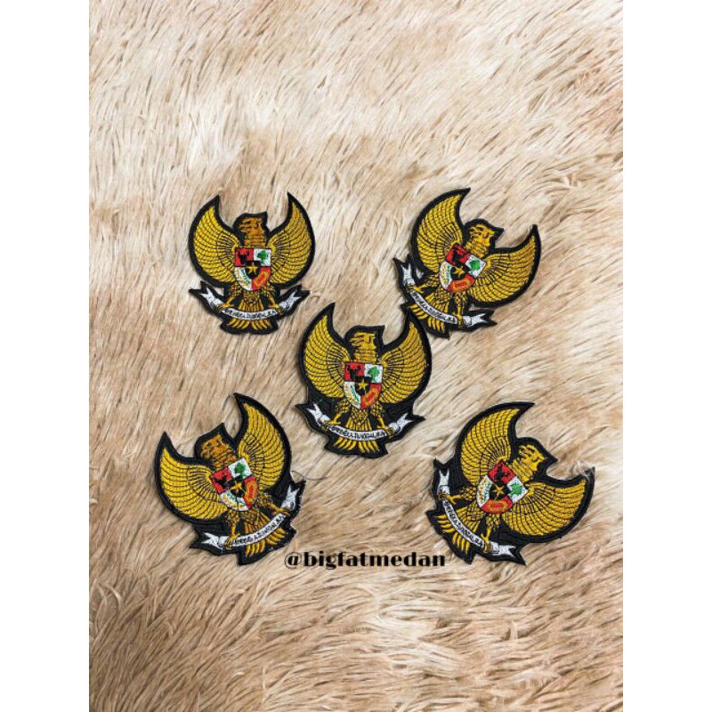 Patch Logo, Bordir Logo / emblem Pancasila