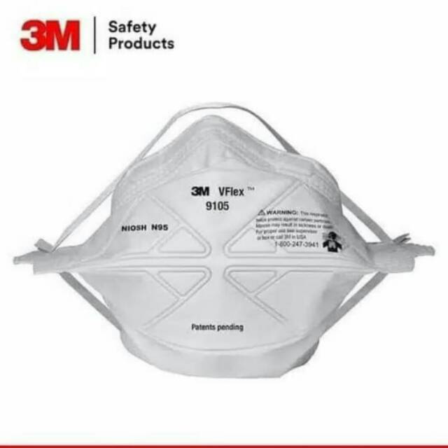 Masker 3M Vflex 9501 Safety Mask Ready Stok