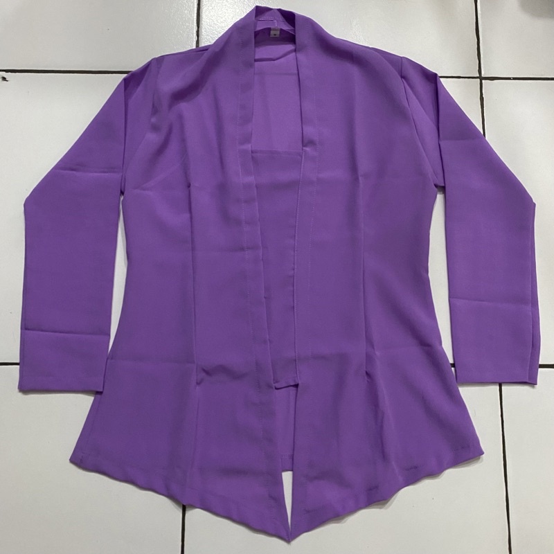 Kebaya bali mostcref bed kutu baru tangan panjang-Lavender