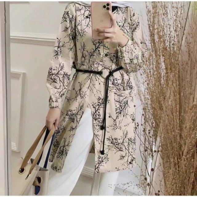 Tunik Gesta | Tunik Rayon Muslim Terbaru | Tunik Remaja Terlaris | Outfit Muslim Wanita Best Seller