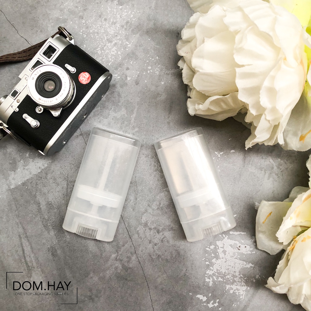 15gr Deodorant Clear Kosong Botol Tube Container Transparan Kemasan Cosmetik Isi Ulang DHJB