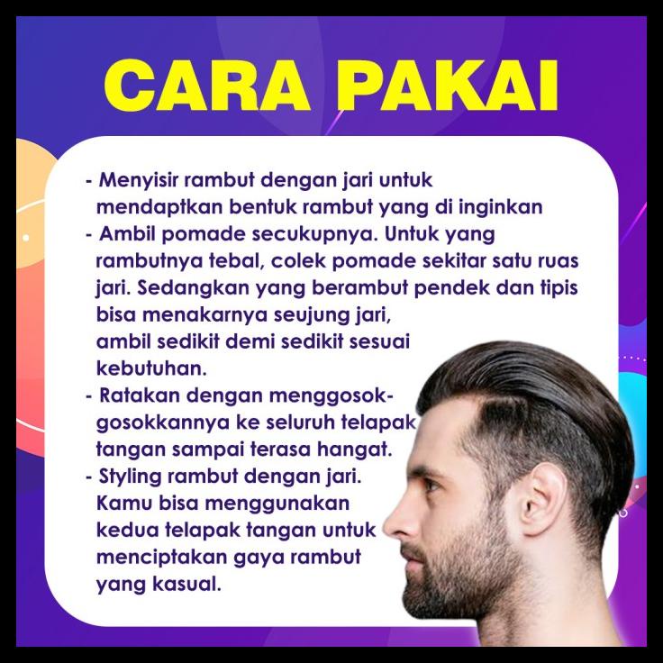 Minyak Rambut Styling Gel Pomade Kopi Pomade Lokal Oilbased Terbaik