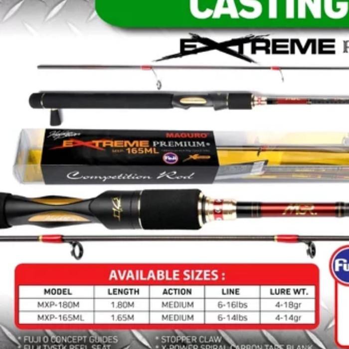 alat pancing mantul habis joran maguro extreme premium 165 cm