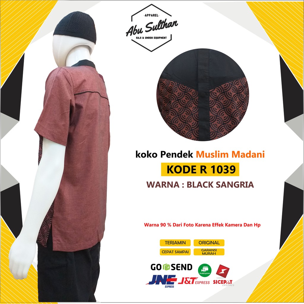 BAJU KOKO LENGAN PENDEK MUSLIMADANI / KOKO BORDIR / KOKO MURAH /  KOKO TERBARU 2021 /  KOKO ORIGINAL