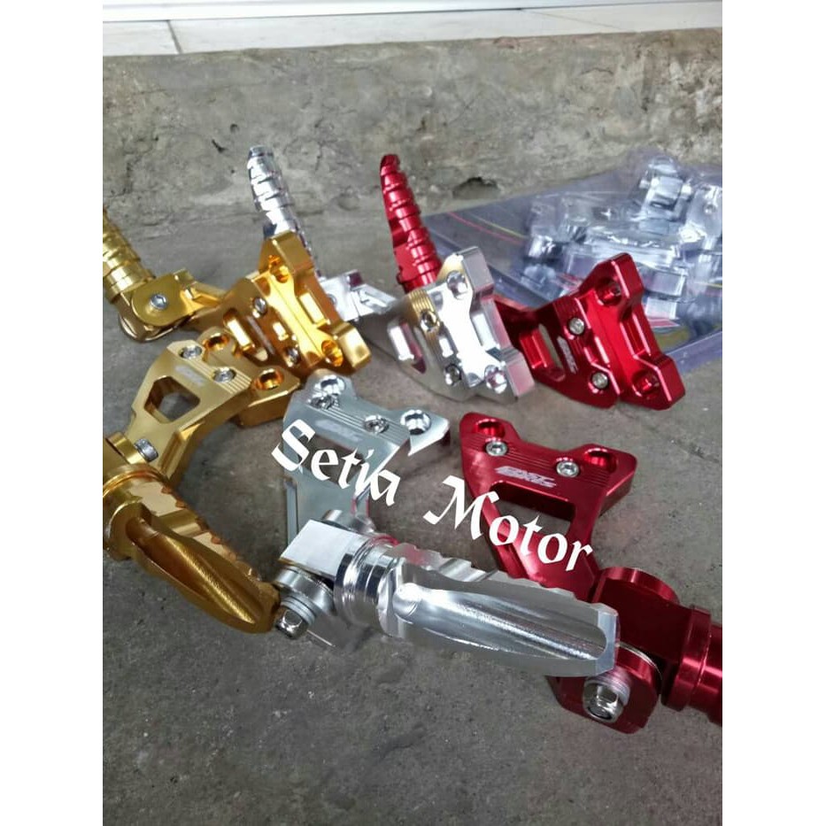 Footstep Belakang Satria Fu / Step Injakan Belakang Variasi Full CNC