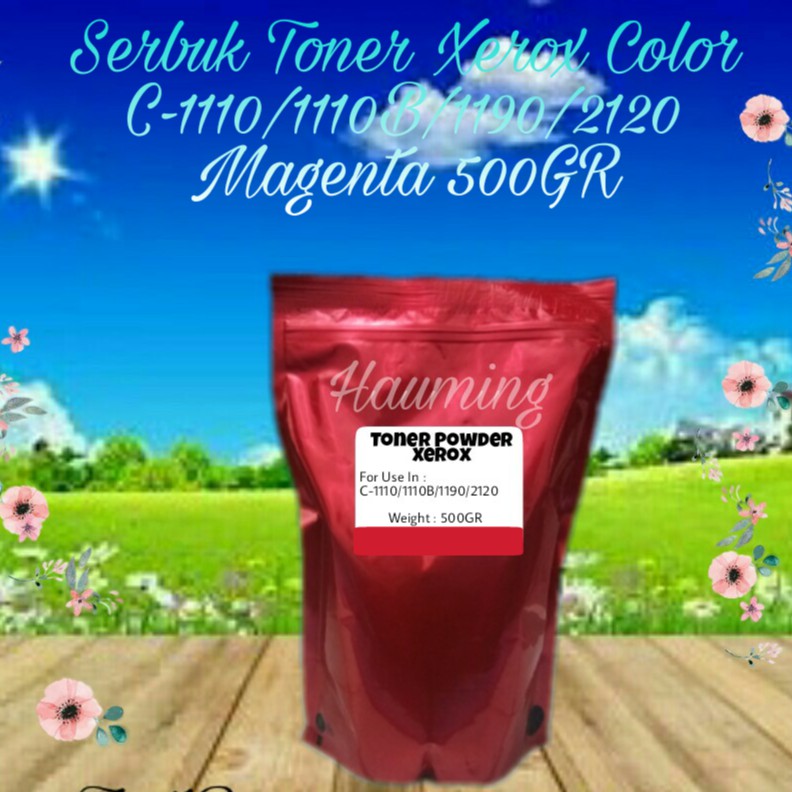 Serbuk Toner Xerox Docuprint DP C1110 C1110b C1190 C2120 C-1110 1110b 1190 2120 Magenta 500gr