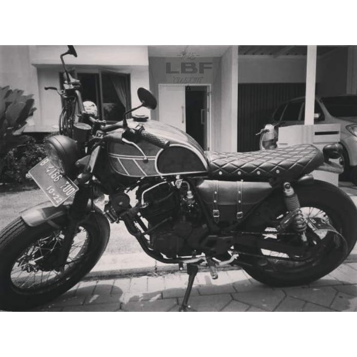 Tas Motor Classic / Side Bag / Cover Aki /Tutup Aki Caferacer Japstyle Best Quality