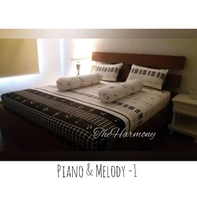 Aneka Seprei & Sarung Bantal Guling Musik | Seprei Motif Piano | Seprei Motif Musik | Seprei Piano
