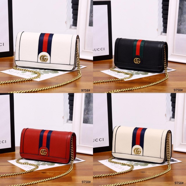 Tas Batam  Gucci Ophidia Leather Clutch Bag with Box 9758#