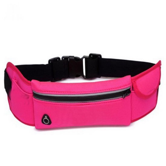 [COD] Sport Waist Bag Tas Pingggang Serbaguna untuk Olahraga Outdoor Tahan Air &amp; Elastis Kapasitas Besar - READY PINK &amp; BIRU