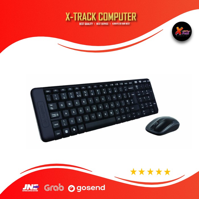 Logitech Wireless Mouse Keyboard MK220 / Combo / MK 220 Garansi resmi