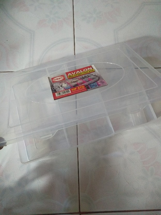 Lysashop - Kotak Penyimpanan Aksesoris Bersekat/kotak Serbaguna/tempat Simpan Multifungsi