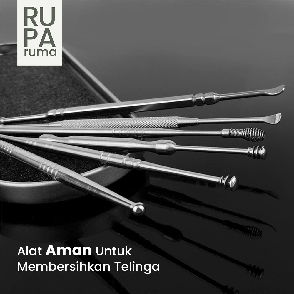 Pembersih Telinga Korek Kuping Stainless Earpick