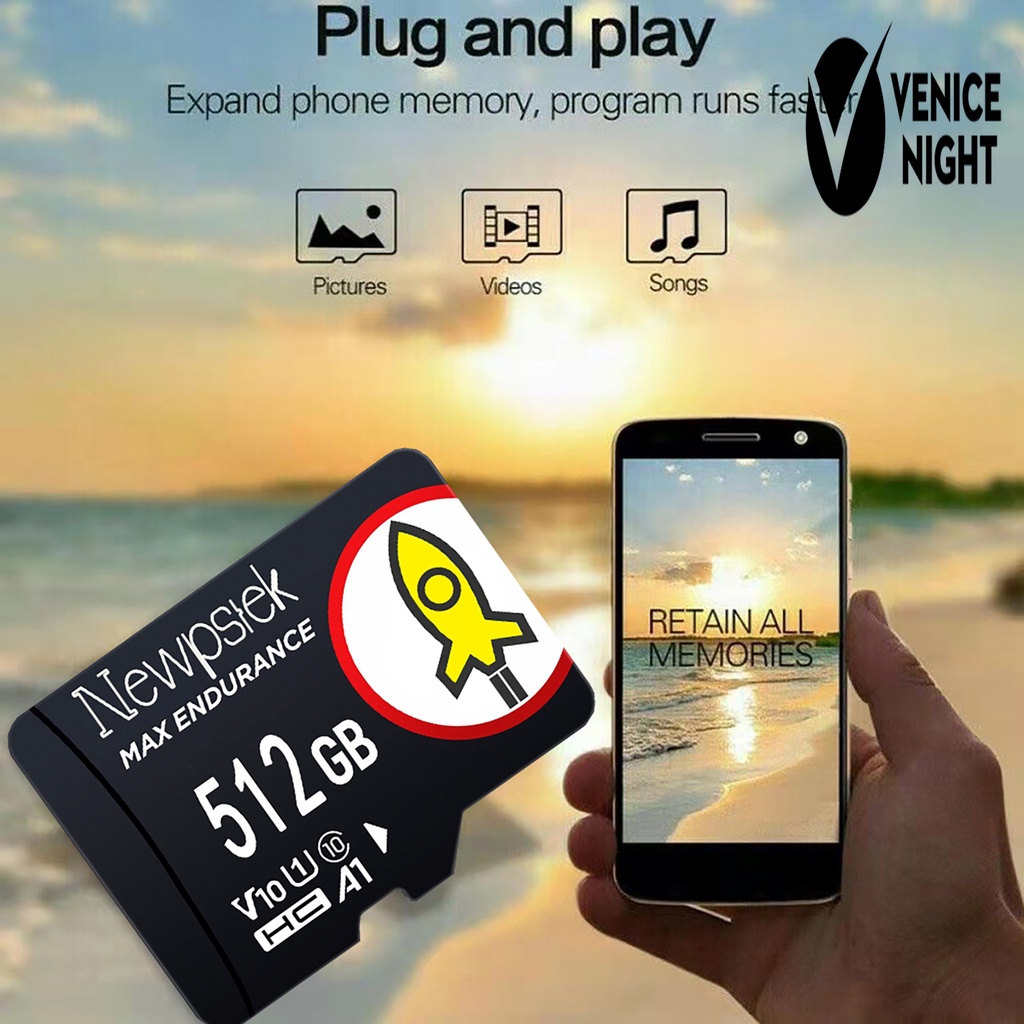 (SC) Memory Card TF Flash Penyimpanan SD Card 32GB / 64GB / 128GB / 256GB / 512GB / 1TB Anti Air