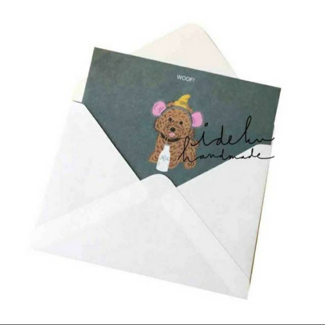 

Ideku handmade blank card with envelope