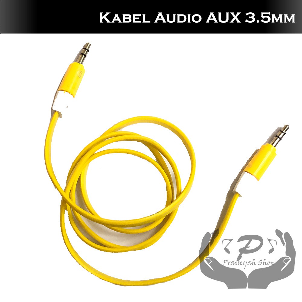 Kabel Audio AUX Handphone Mobil HP Speaker Musik Lagu Jack 3.5 mm