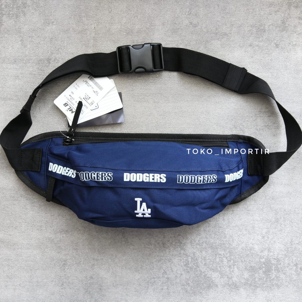 MLB waistbag yankees tas pinggang pria NY LA yankees Korea mirror ori