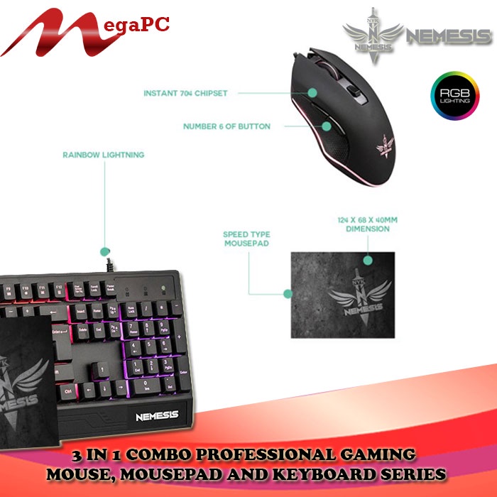 Mouse Keyboard NYK KC.300