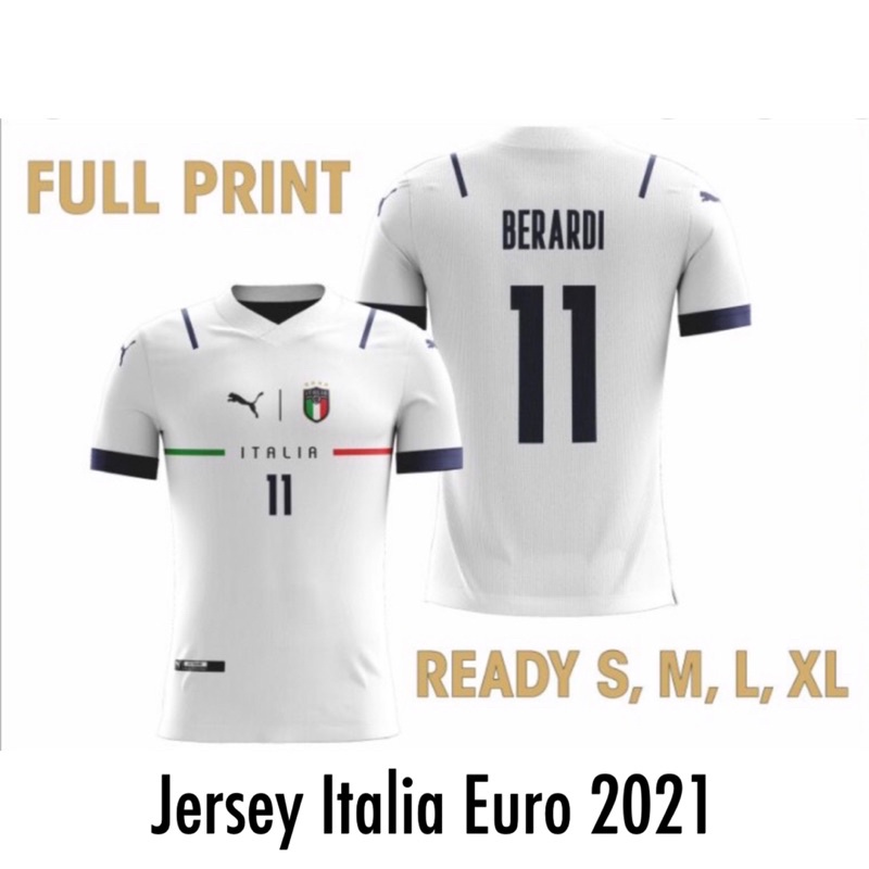 Jersey Italia Euro 2021 Full Printing