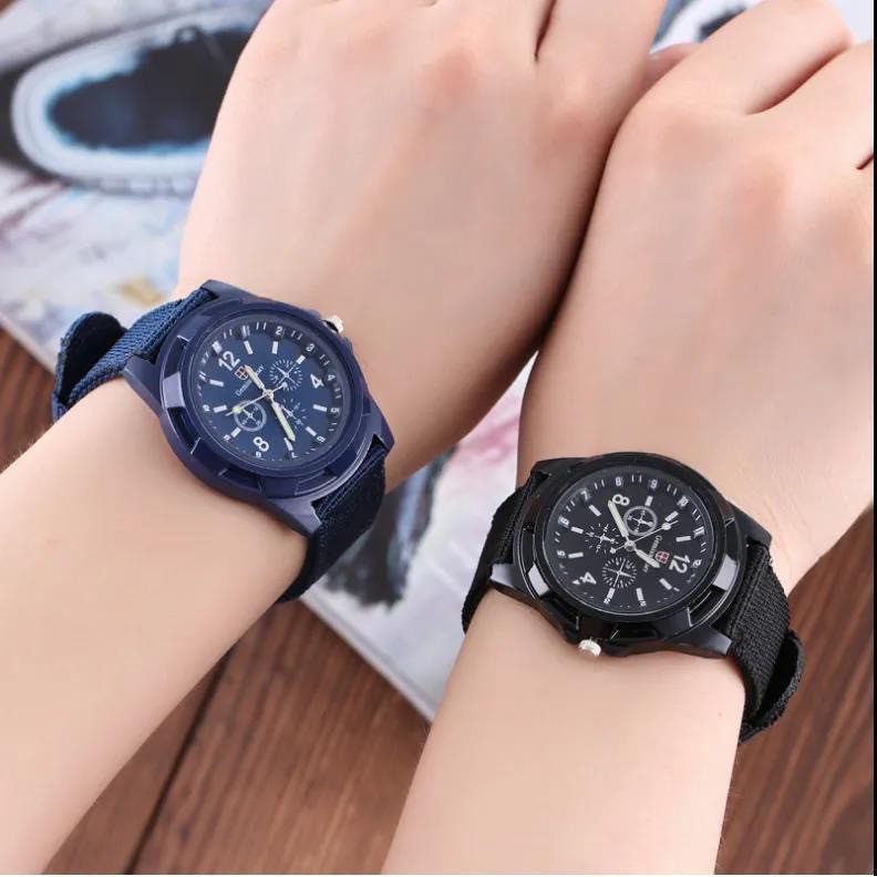 COD JAM TANGAN PRIA ANALOG HARGA TERMURAH FASHIONJAM TANGAN PRIA MEN COOL WOMEN COUPLE NYLON M135