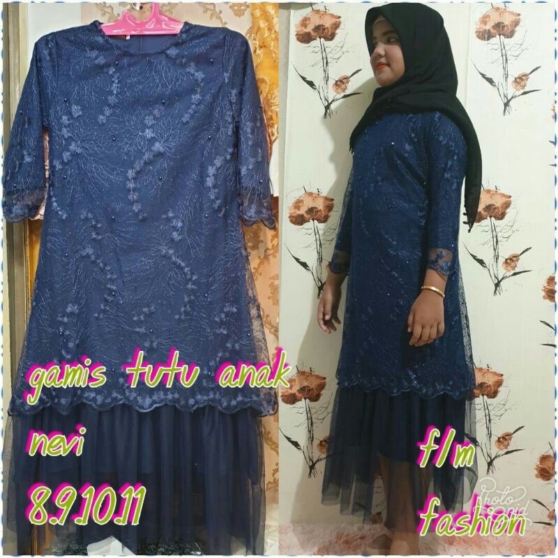 GAMIS DRESS TILE TUTU ANAK/GAMIS DRESS TILE ANAK