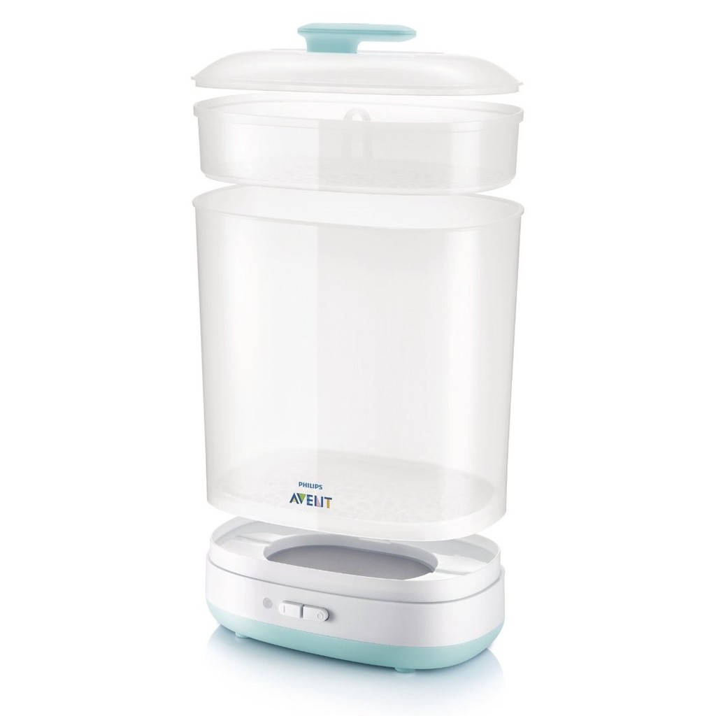 Philips AVENT 2in1 Electric Steam Steriliser Desain Slim Proses Cepat