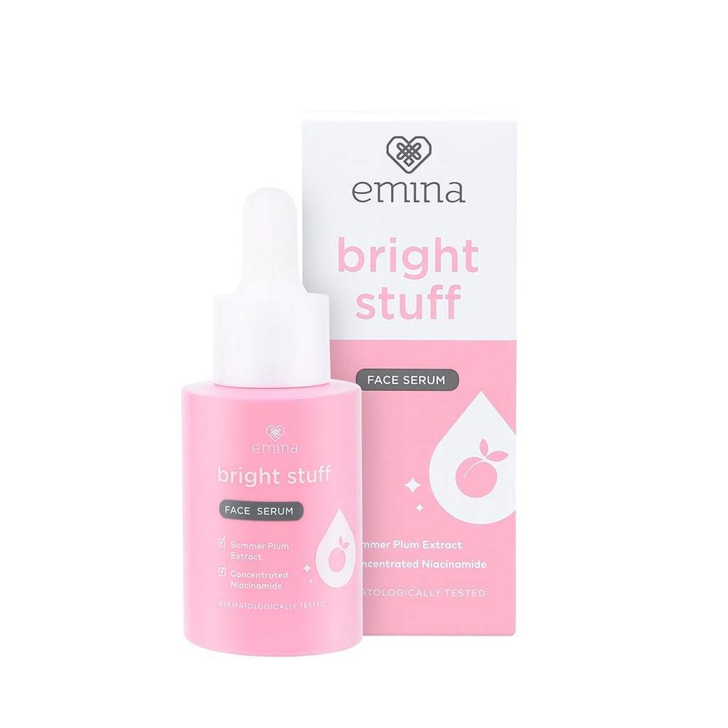 EMINA Bright Stuff Series | pencerah Emina toner face wash moisturizing tone up loose powder SERUM