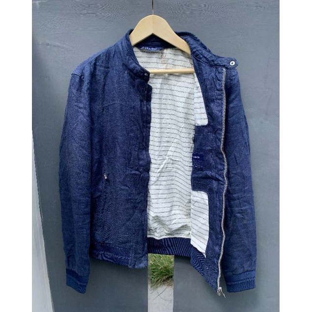 Preloved Jaket Zara Man Bomber Harrington Used Second Bekas Pl