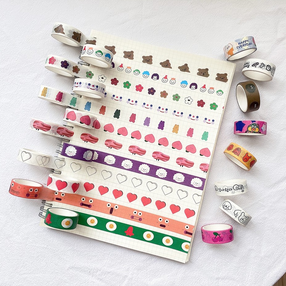 

1pc korean style washi tape (min. belanja 10rb)