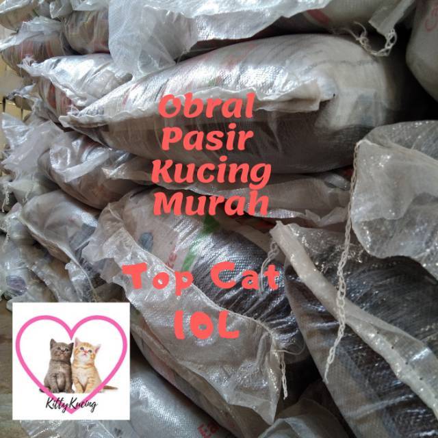 Pasir Kucing Wangi TOP CAT 10L