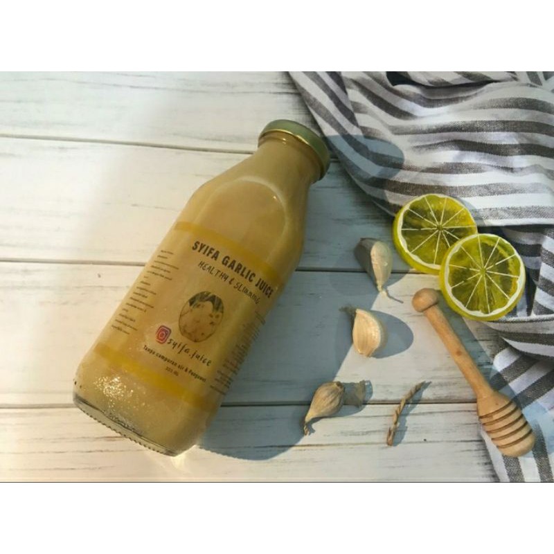 

Jus Bawang Putih Asli Sarinya SYIFA GARLIC JUICE(Extra Ruqyah ayat" AlQuran)