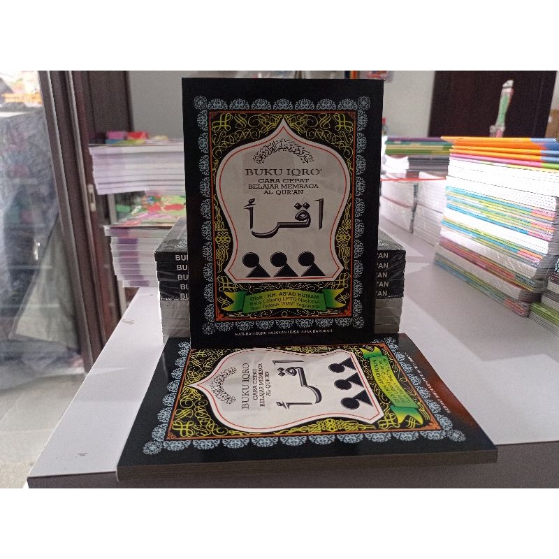 

Buku IQRO ukuran kecil mudah di bawa dan praktis