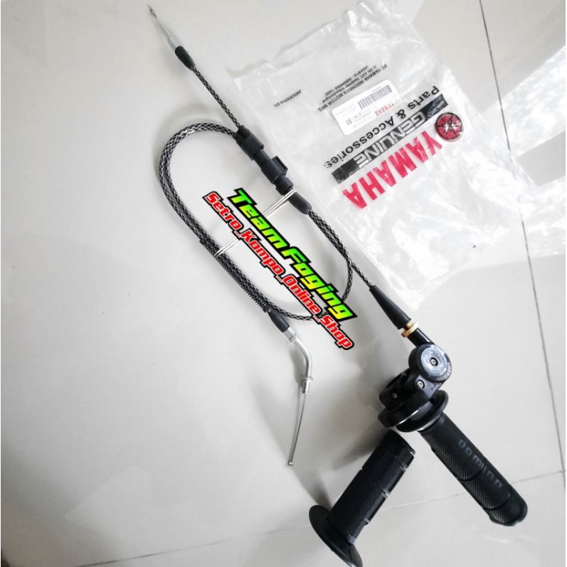 GAS SPONTAN DOMINO 2 KABEL FULL KARBON PNP RX KING-1