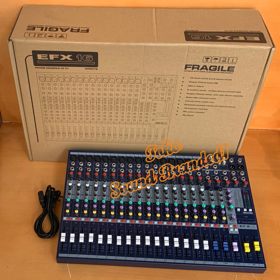 Mixer EFX16 Soundcraft EFX 16 ( 16 Chanel )