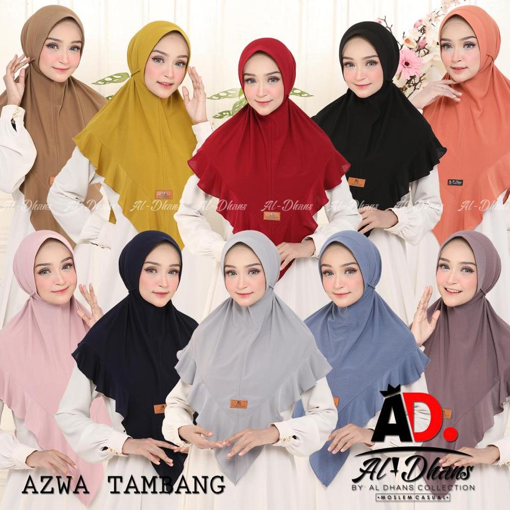 Al-Dhans Jilbab Instan Azwa Tali Tambang