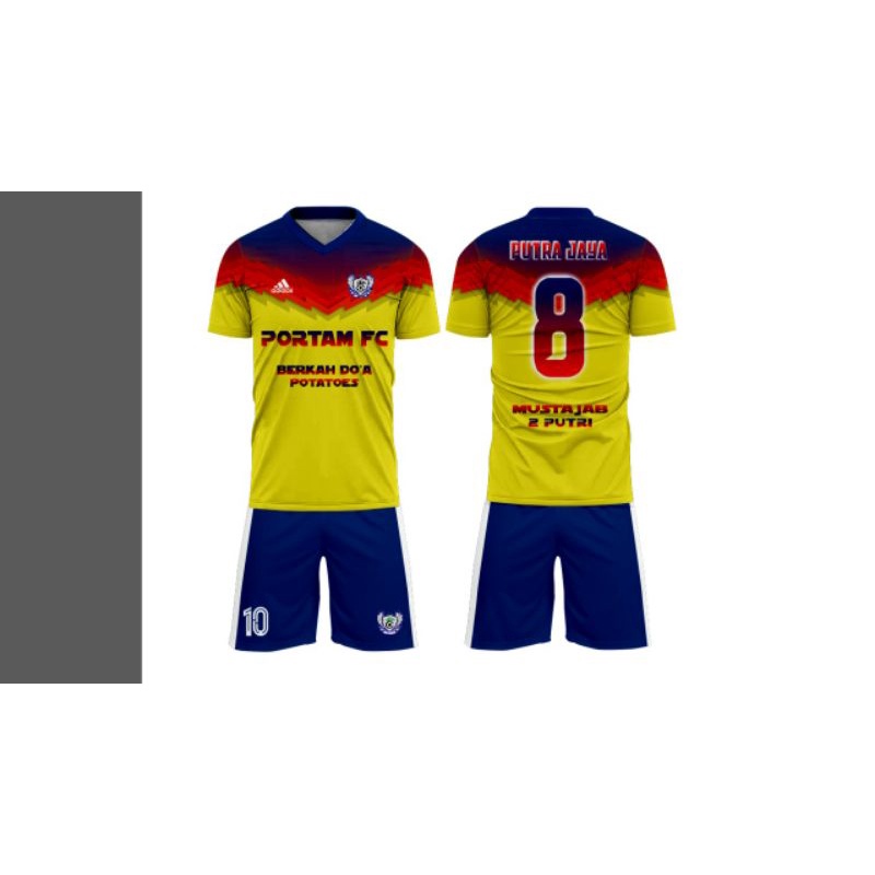 kaos olahraga Jersey bola voli futsal custom bisa pake nama sendiri