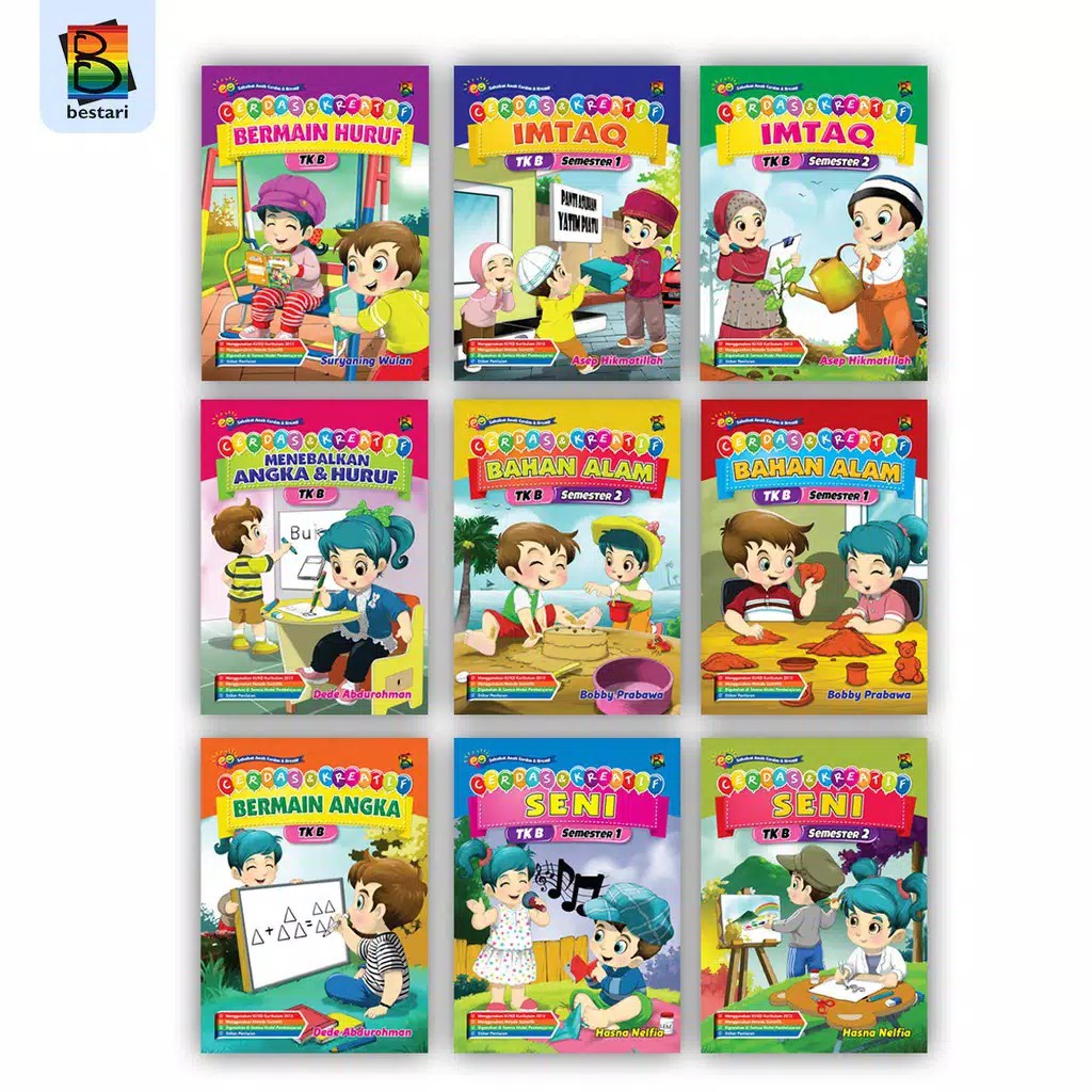 Buku Aktivitas Anak PAUD TK Buku Pelajaran Anak TK B Cerdas Kreatif TK B Bonus Tas Shopee Indonesia