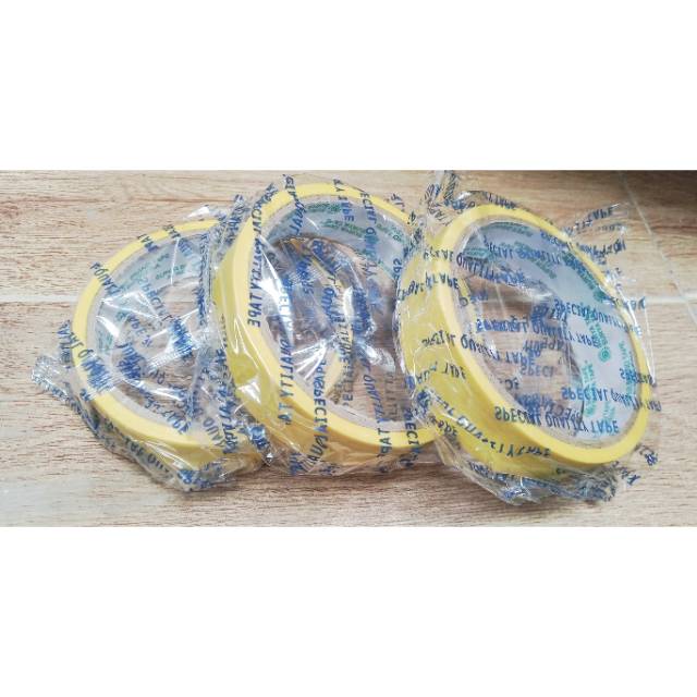 

Selotip / isolasi kertas ukuran 3/4 inch