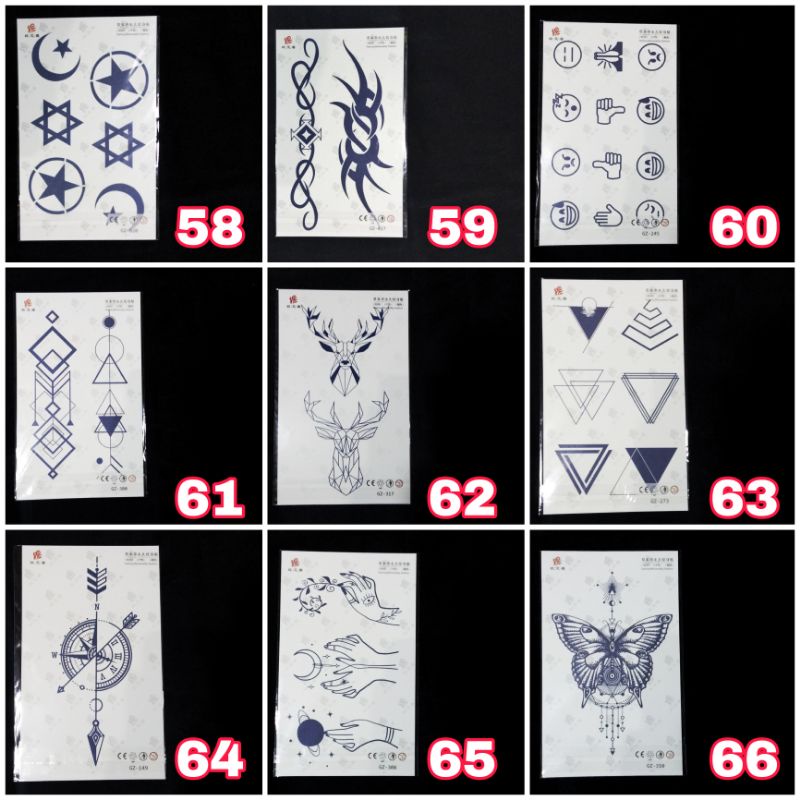 TATTO TEMPORARY AJAIB / TATTO GEL / TATTO SEMENTARA