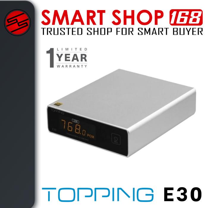 Plifie | Topping E30 Ak4493 Dsd512 Desktop Dac Digital To Analog Converter Berkualitas