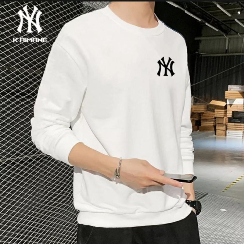 Sweter Crewneck Champion Pria Wanita Sweater Cn Laki Laki Perempuan Simpel Swater Crunek Campion Cow