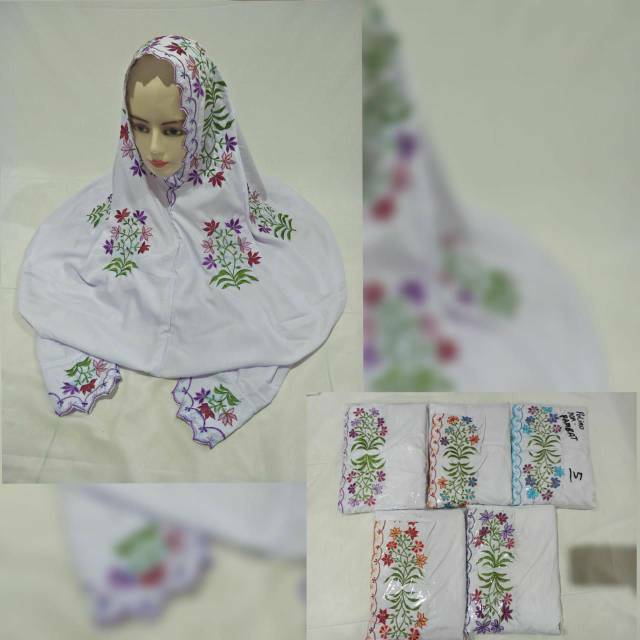 Grosir Mukena terusan lajuran katun polino bordir mukena terbaru 2020