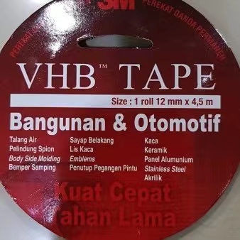 Doubletape Double Tape 3M VHB for Automotive Original USA 12mm x 4.5m / Double Foam Tape