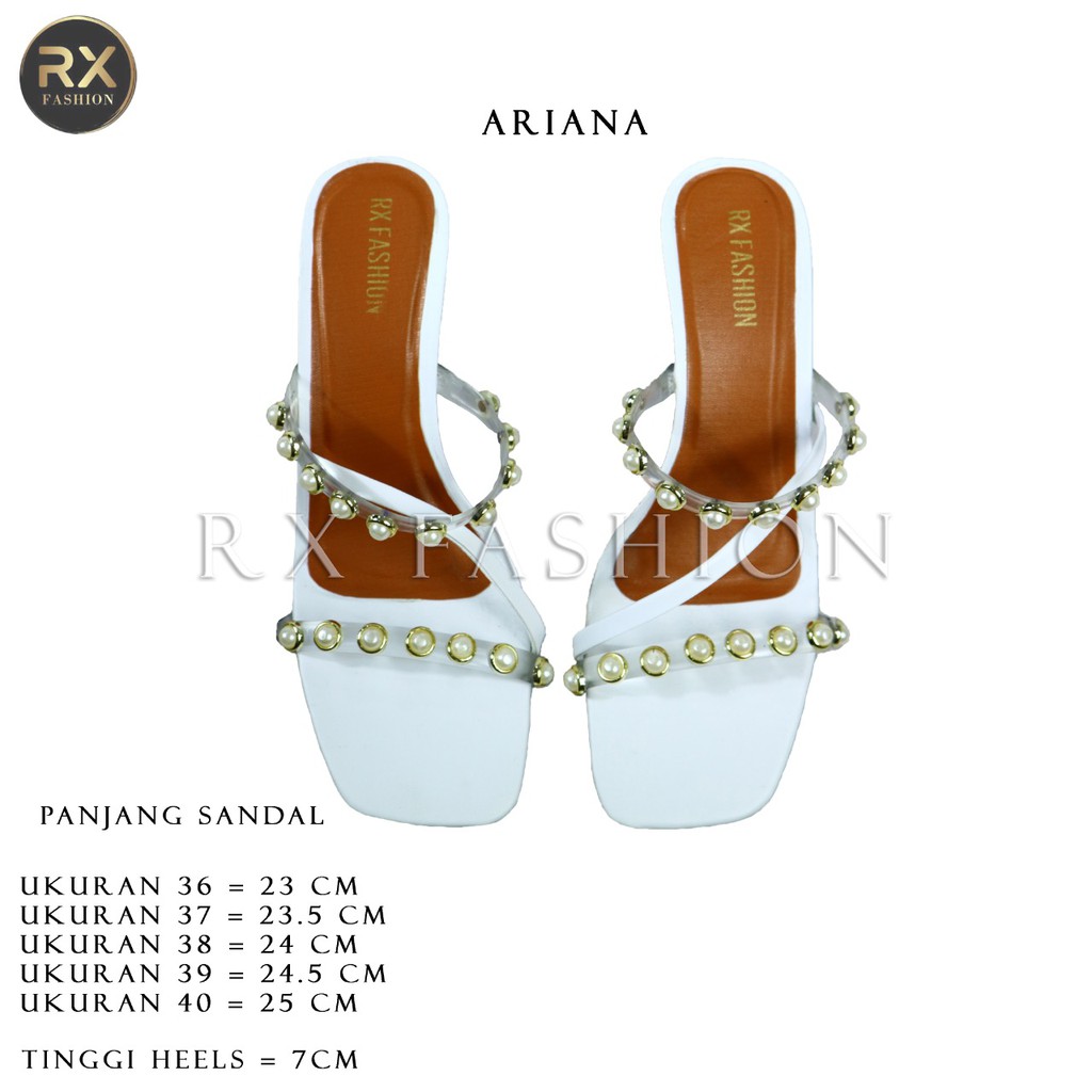 RX FASHION - SENDAL ARIANA HEELS IMPORT - FASHION SENDAL HAK WANITA ***GOOD QUALITY***