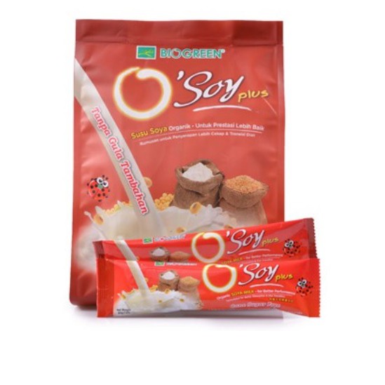 

Biogreen O’Soy Plus Organic Cane Sugar Free Soya Milk Powder