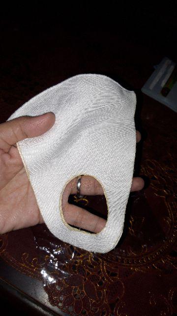 Ready Masker Putih Bahan Scuba #carlina