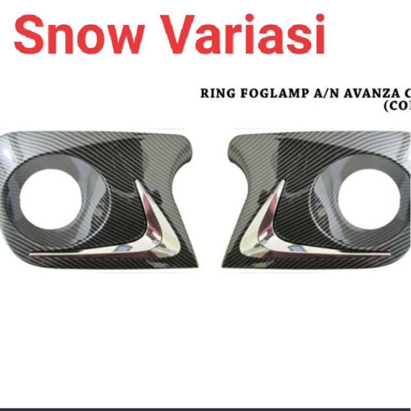 garnis / Ring cover foglamp All new avanza tipe G tahun 2012-2013