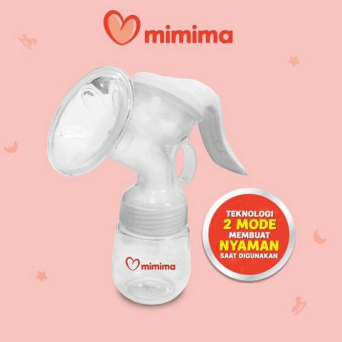 MIMIMA Pompa ASI Manual Ergonomis Breast Pump Pemerah ASI Murah Promo