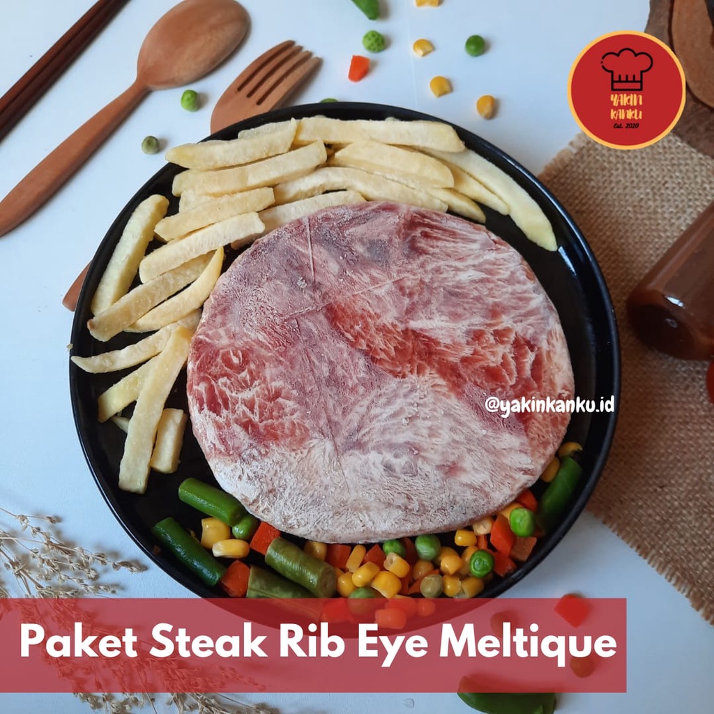 

Paket Grill Komplit / Aust.Beef Rib Eye Meltique Mb 8-9 / Daging Sapi